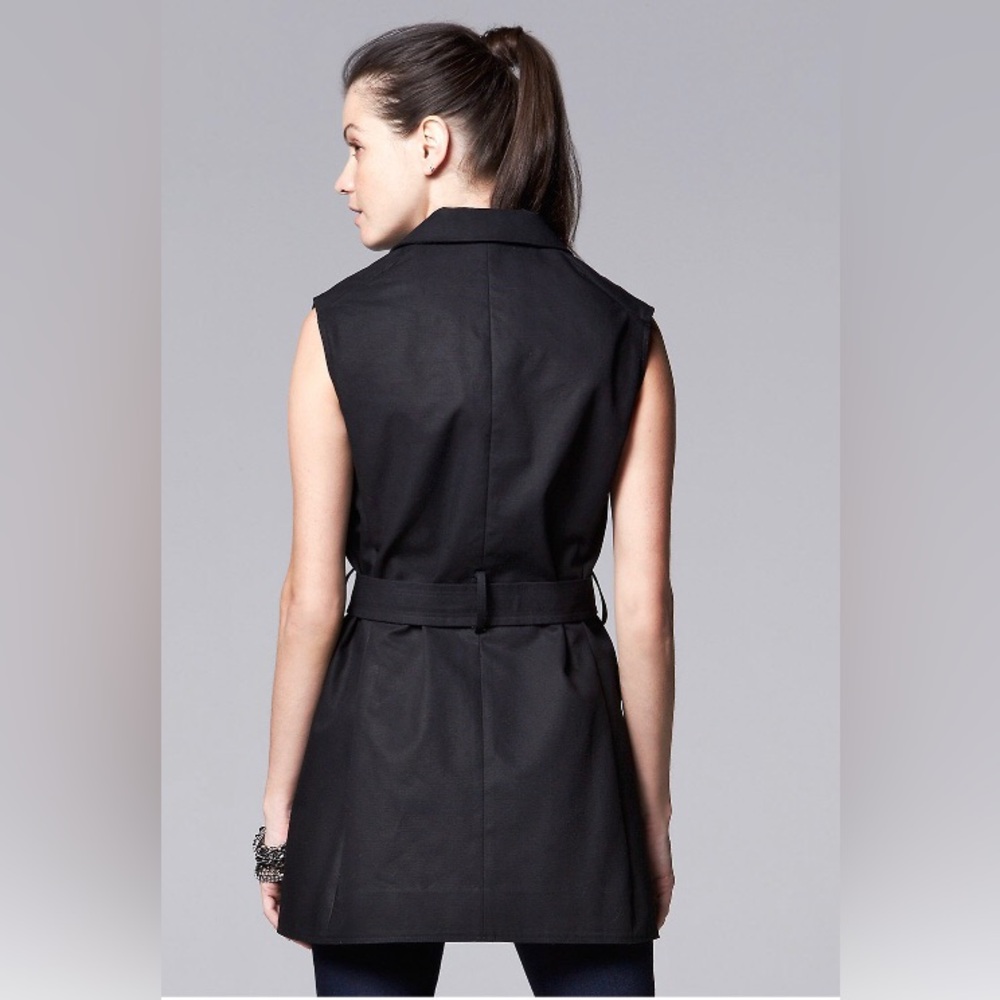 Women’s Simply Vera Vera Wang Vest, Size Medium NWT Size Medium - Picture 3 of 16
